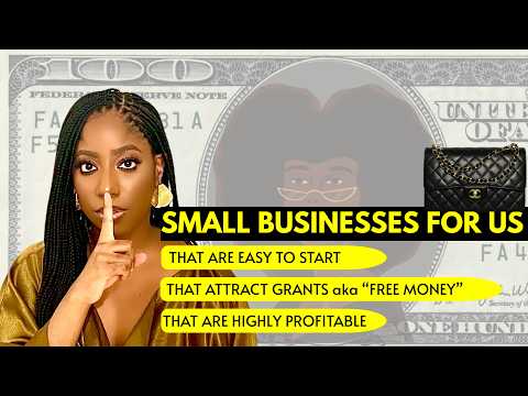 Small Business Ideas For BLACK WOMEN That Attract Grants (aka free money)