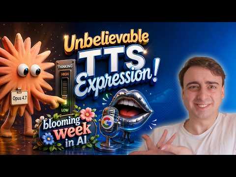 Opus 4.7 arrived & Googles new TTS Absurdly fun and Unusually Controllable!