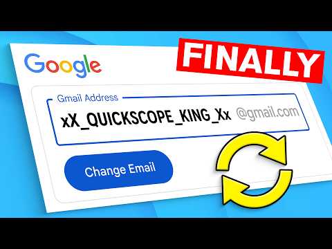 You Can Now Change Your Gmail Address