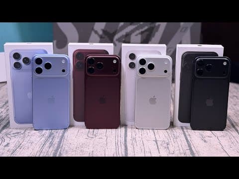 iPhone 18 Pro Max - Unboxing All The New Colors / Cases and Accessories