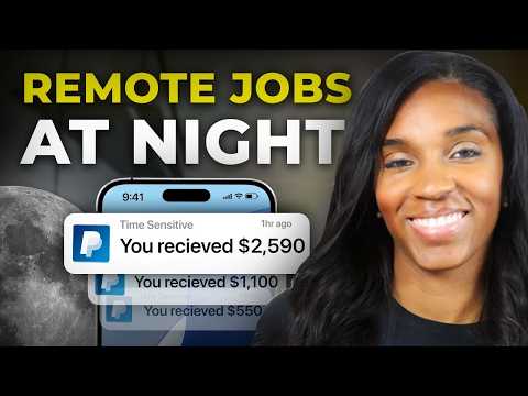 I found the Best Remote Jobs You Can Do At Night (I'm doing #3)