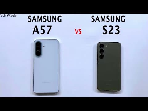 SAMSUNG A57 vs S23 - Speed Test