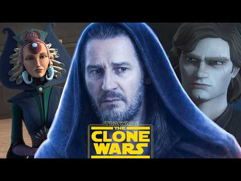 Qui Gon Watches Clone Wars knowing how it Ends
