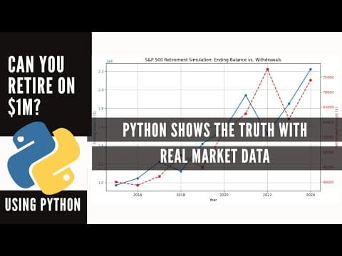 Can You Retire on $1M Python Shows the Truth with Real Market Data