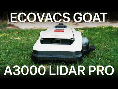 This Robot Lawn Mower & Edge Trimmer Is A Game Changer! - ECOVACS GOAT A3000 LiDAR PRO