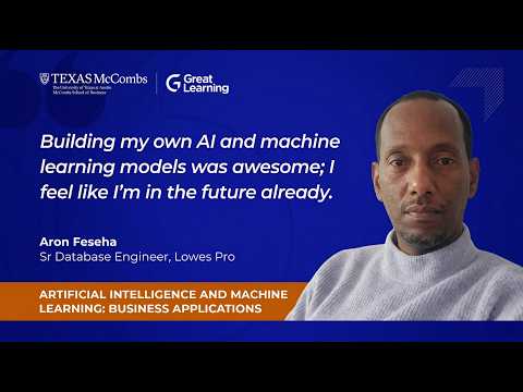 Aron Learning Experience With the UT Austin AI & ML Program