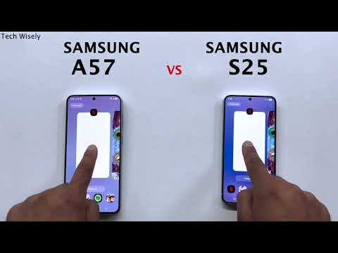 SAMSUNG A57 vs S25 - Speed Test