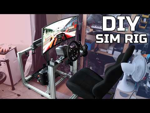 DIY Custom Sim Racing Cockpit + Custom Flight Sim Rig Build!