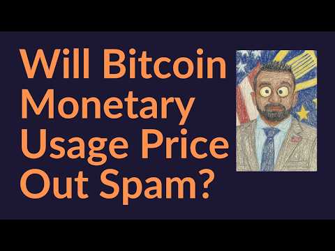Will Bitcoin Monetary Usage Price Out Spam?
