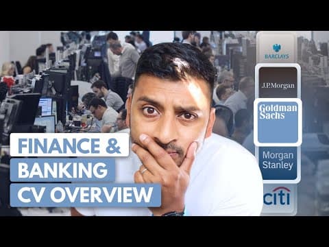 The Investment Banking CV Template That Works (Line by Line Breakdown)