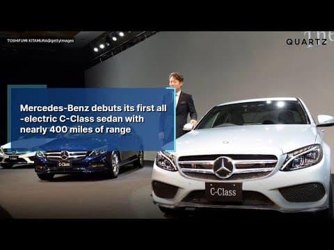 Mercedes-Benz debuts its first all-electric C-Class sedan with nearly 400 miles of range