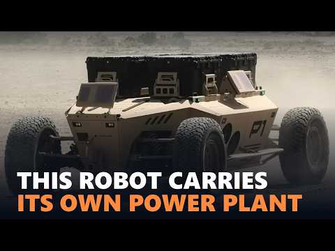 this ground drone can run military logistics and generate its own electricity