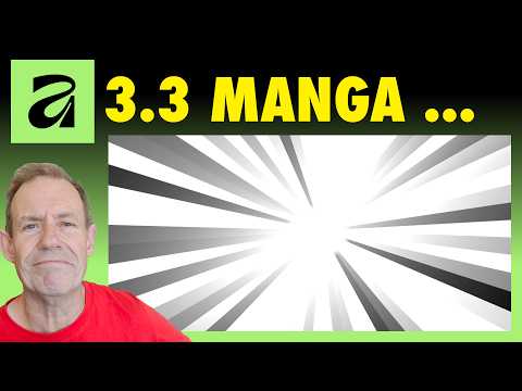 Affinity 3.3 Create Manga FOCUS Effect Lines How To