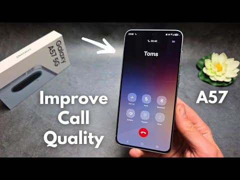 Samsung Galaxy A57 5G - Improve Call Quality & Remove Background Noises (Samsung Voice Focus)