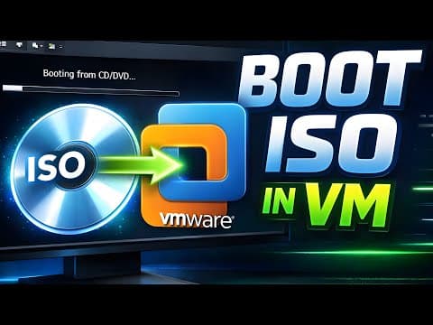 Boot ISO In Existing VM In Vmware Workstation Pro!