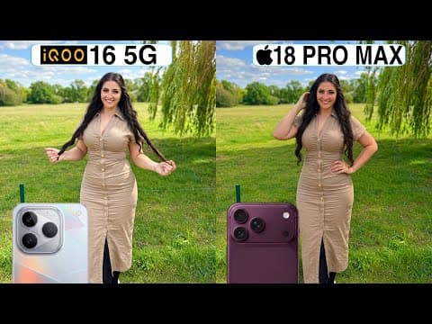 IQoo 16 Vs iPhone 18 Pro Max Camera Test Comparison