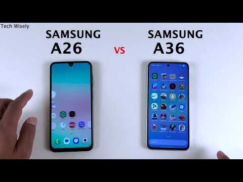 SAMSUNG A26 vs SAMSUNG A36 - Speed Test