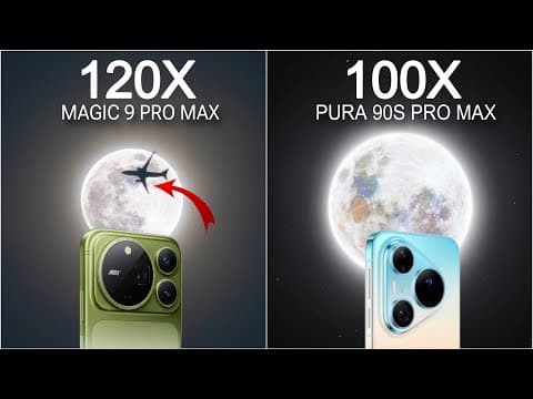 Honor Magic 9 Pro Max Vs Huawei Pura 90S Pro Max Zoom Test Comparison