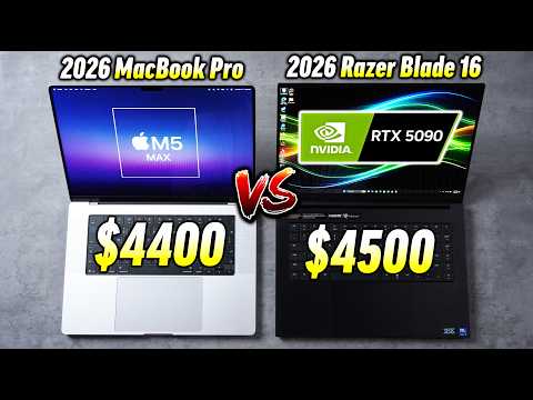 M5 Max vs Razer Blade 16 - How is THIS Possible?!