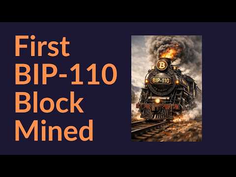 First BIP-110 Bitcoin Block Mined