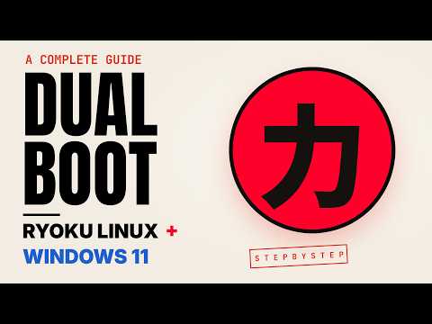 How to Dual Boot RYOKU LINUX & WINDOWS  11 on One Drive (Full Install Guide)