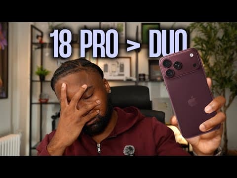 Why I'm Choosing the iPhone 18 Pro over the DUO...