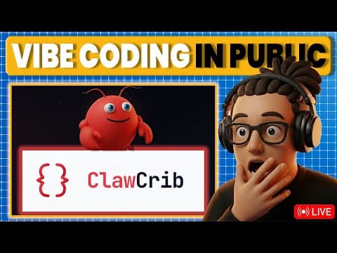 LIVE: Vibe Coding with Openclaw (We Vibe + Talk FREE Bootcamp Plans)