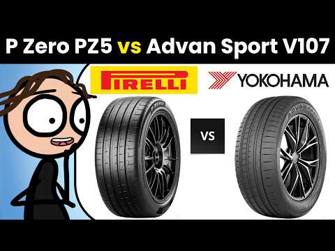 Pirelli P Zero PZ5 vs Yokohama Advan Sport V107 (Comparison and Review)