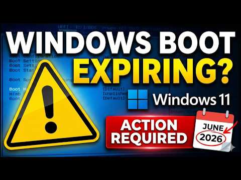 Windows Secure Boot is EXPIRING: Do This Before June 2026!