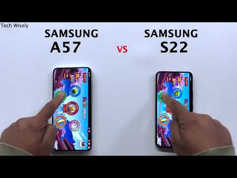 SAMSUNG A57 vs S22 - Speed Test