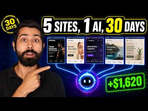 I Let an AI Agent Run 5 Dead Websites for 30 Days