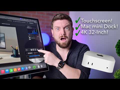 This Monitor Has a Built-in Mac mini Dock and I'm Shocked!