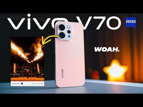 vivo V70 Quick Look: Reducing the Gap to a Flagship? 4k60fps? RM1,999 Price Tag!🔥