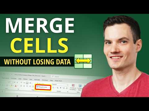 How to Merge Cells in Excel (Without Losing Data)