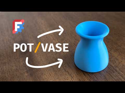 How To Design a Vase in FreeCAD (3D Printing Tutorial)