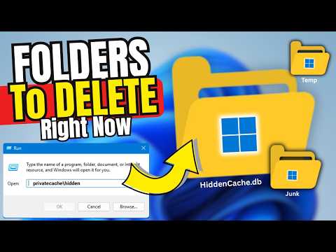 Empty These FOLDERS in Windows NOW!!