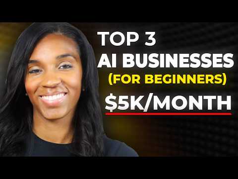 3 Easy AI Business Ideas for Beginners to Start in 2026