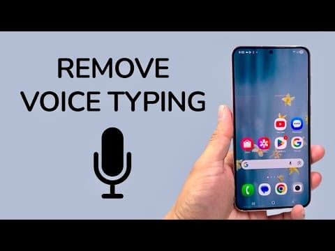 How To Remove Voice Typing On Android Keyboard
