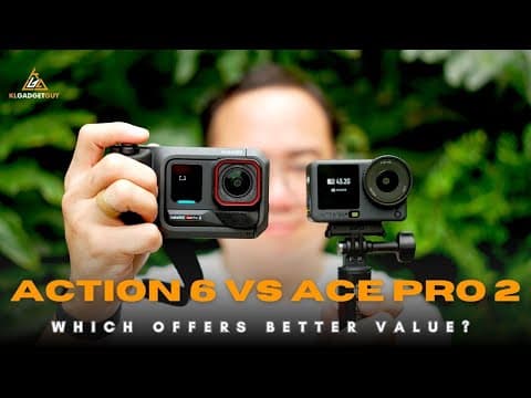 Is the DJI Action 6 better than Insta360 Ace Pro 2?