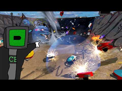 I made a BEYBLADE BATTLE ROYALE for my patrons