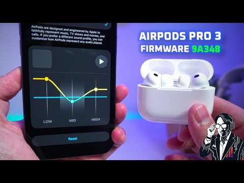 AirPods Pro 3 EQ Settings Explained 🤔 Firmware 9A348 | iOS 27