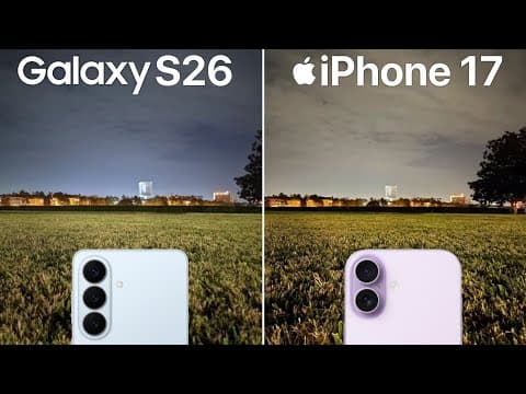 Samsung Galaxy S26 VS iPhone 17 Camera Test Comparison