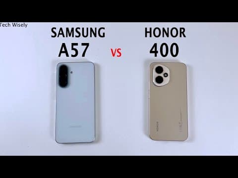SAMSUNG A57 vs HONOR 400 - Speed Test