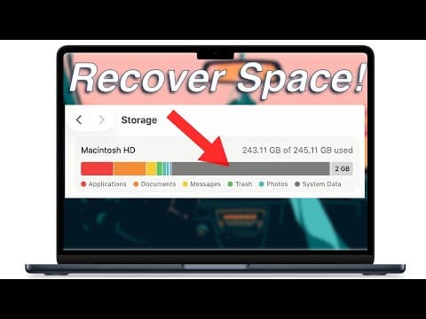 Mac Storage Full? How to Clear 'System Data' (Recover 50GB+)