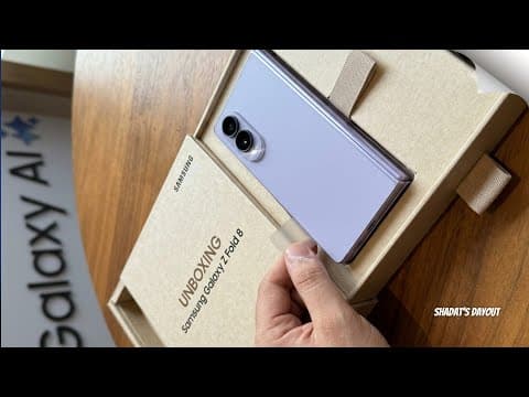 Samsung Galaxy Z Fold 8 Finally Here And It's A GAME CHANGER