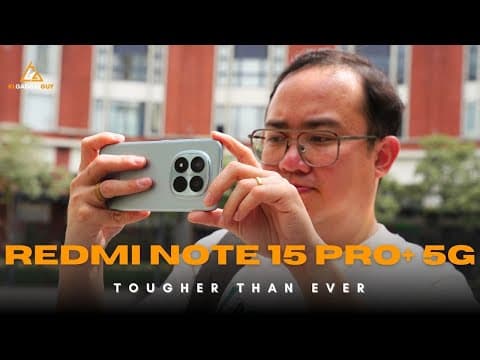 REDMI Note 15 Pro+ 5G - Tougher than Ever with Upgraded Cameras!