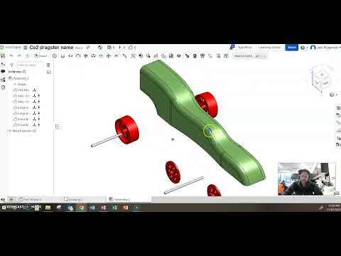 CO2 Dragster CAD   Video 4: Assemblies & Graphics (extension)