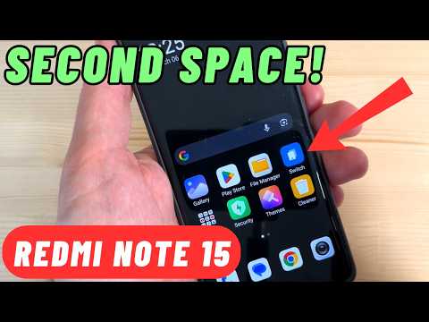 How to Create SECOND SPACE on Xiaomi REDMI Note 15 & 15 Pro