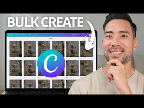 How I Made 20 Instagram Posts in 2 Minutes Using Canva Bulk Create