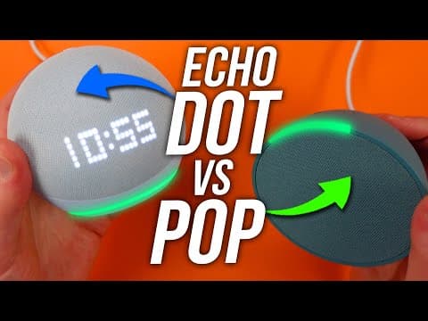 The Amazon Echo Dot vs Echo Pop